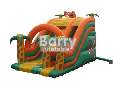 Cheap Price Tiger Kids Inflatable Dry Slides For Sale BY-DS-072